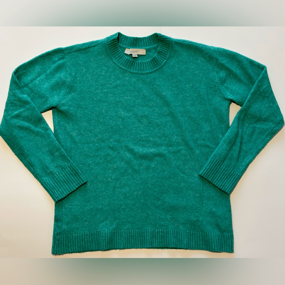 LOFT Turquoise Sweater Size Medium